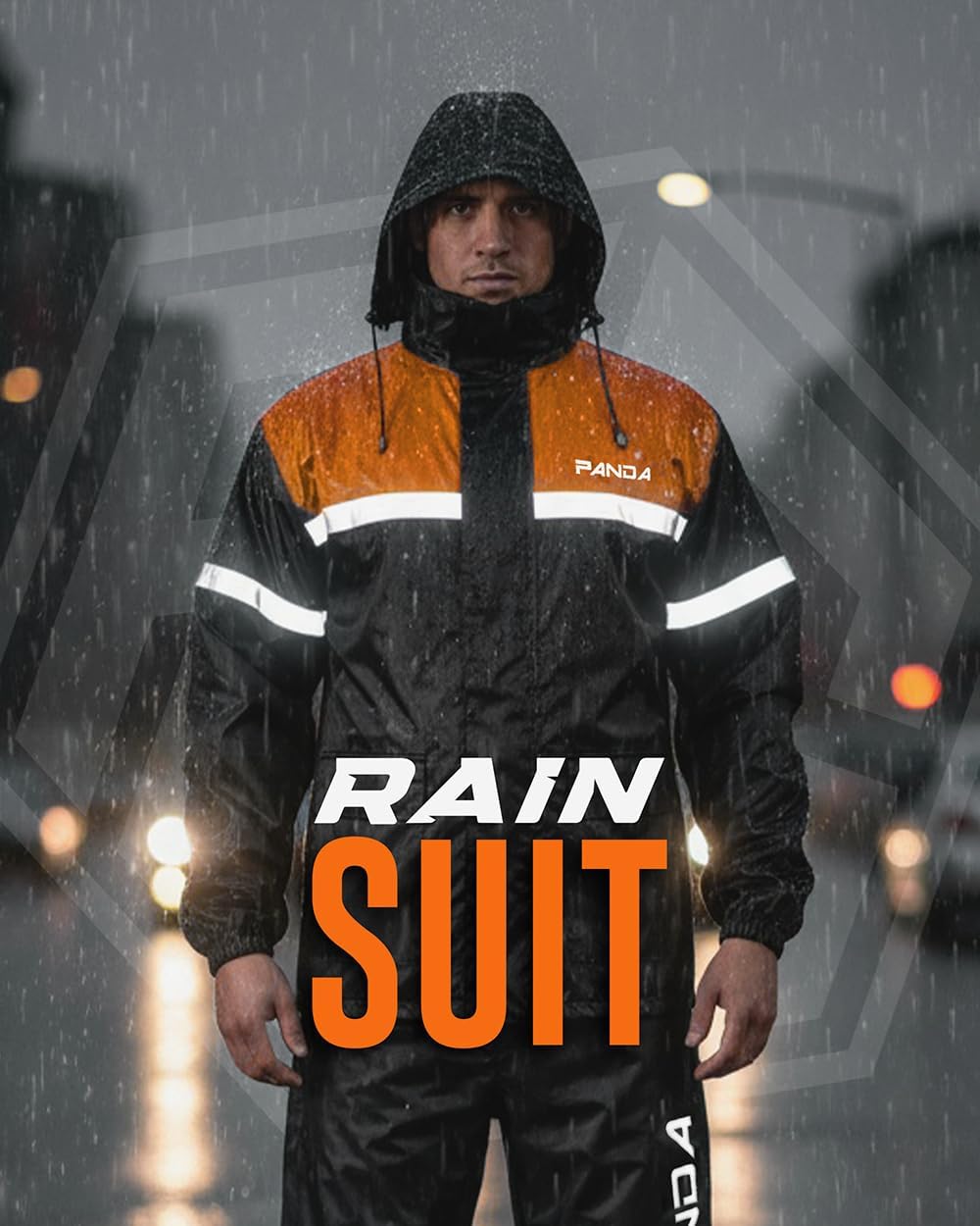 Motorcycle Waterproof Rain Suit for Men & Women Breathable Windproof Bikers Touring 2-Pieces Camping Fishing Hunting Outdoors image 5