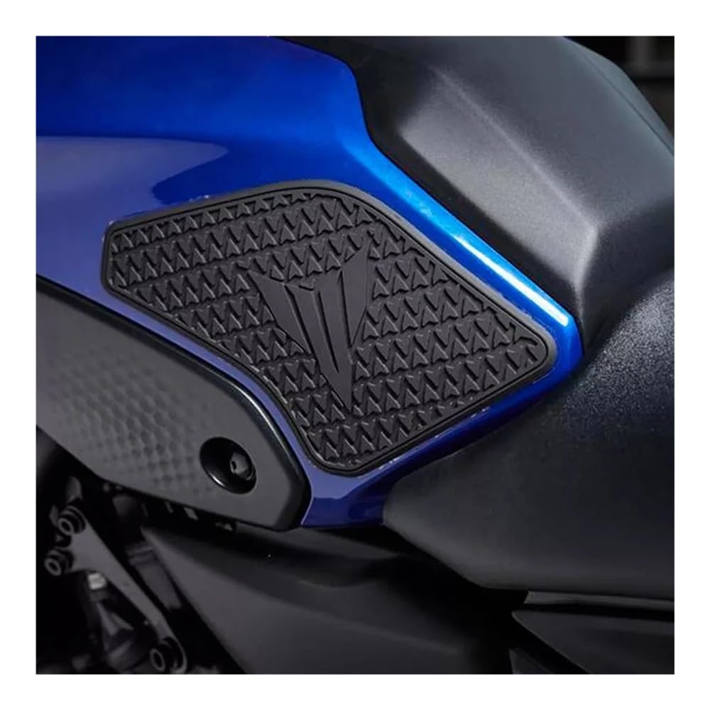 Protection Réservoir Moto Autocollant pour Yam&aha MT07 MT-07 MT 07 2018 2019 2020 Accessoires De Moto Autocollants Latéraux Antidérapants pour Réservoir De Carburant Autocollant en Caoutchouc