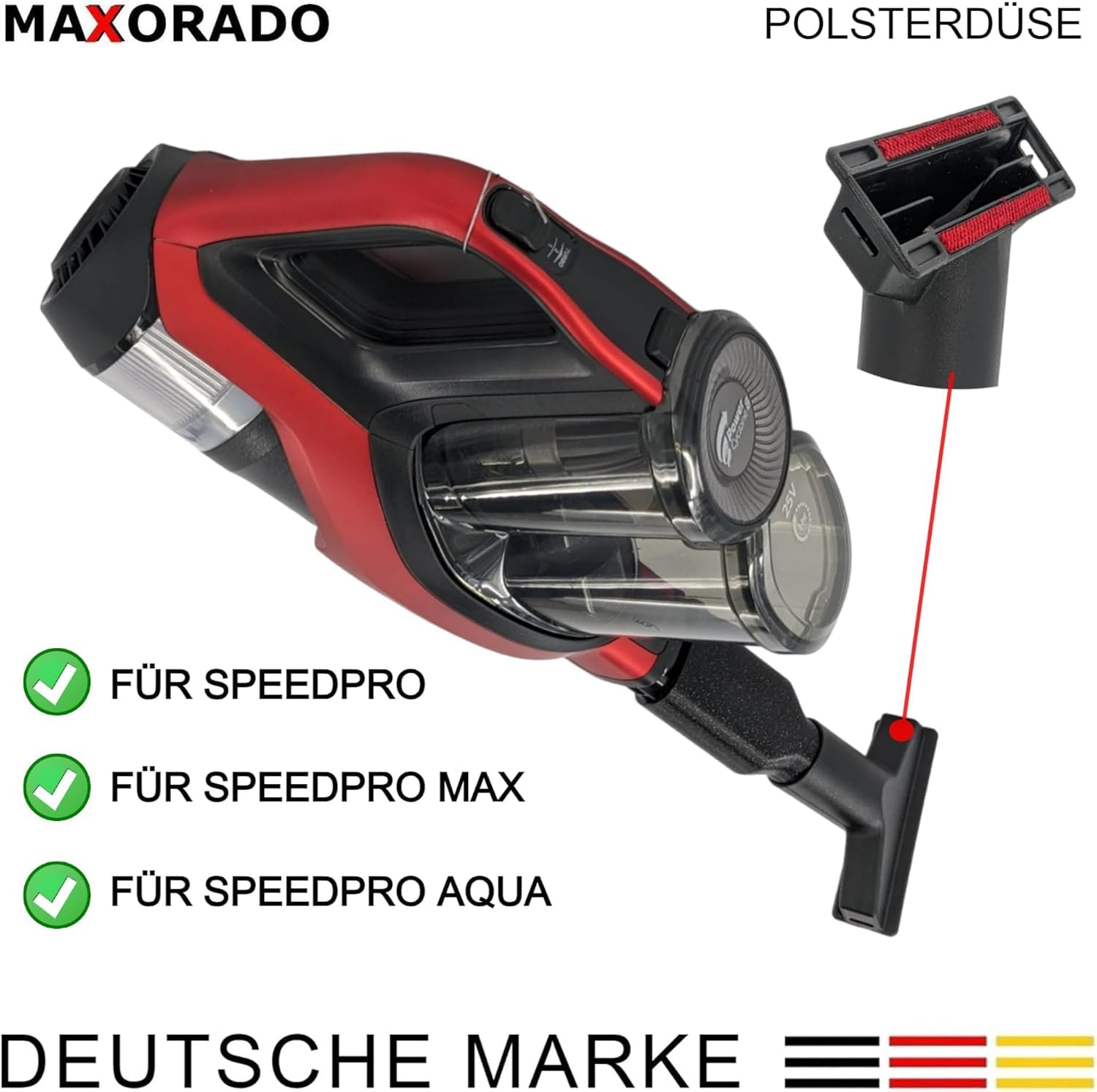 Set di ugelli per aspirapolvere, compatibili con Philips Speedpro I Max I Aqua di ricambio accessori di ricambio spazzola per aspirapolvere, spazzola per bocchetta a lancia, spazzola per