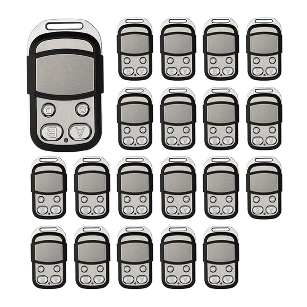 Télécommande de garage 433MHz compatible MOOVO MT4 lot de 20