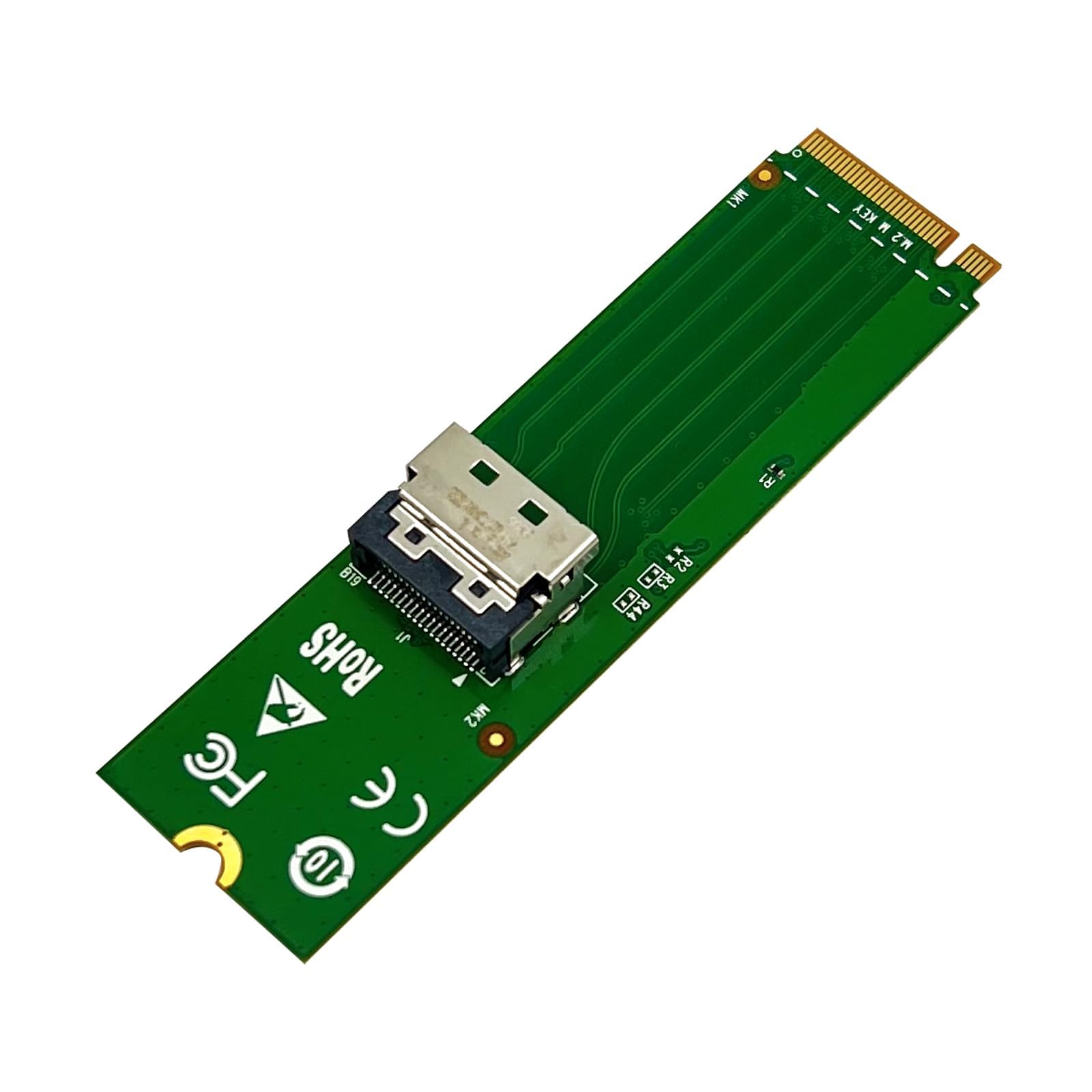 Amazon.co.jp: 10Gtek M.2 M-Key to MCIO 4i アダプター マルチ拡張