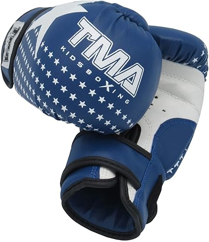 Miniatura 4 de TMA Guantes de boxeo para niños para kickboxing, artes marciales, artes marciales, artes marciales, muay thai 2 onzas