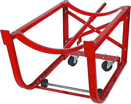 SNAP-LOC 800 lb 30-55 Gallon Drum Dolly with Safe-Tilt Cradle