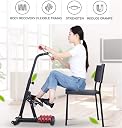 MIXEN Stepper Pedal Exerciser Adjustable Fit Sit Arm Leg Exercise Peddler Machine Indoor Fitness Bicycle Physical Therapy Machine for Seniors and Elderly gallery image