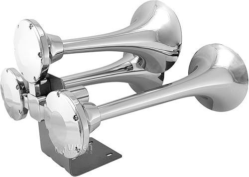 Miniatura 3 de Vixen Horns Kit de bocina de tren para camiones/coche/semi. Sistema completo a bordo: compresor de aire de 200 psi, tanque de 5 galones, 3