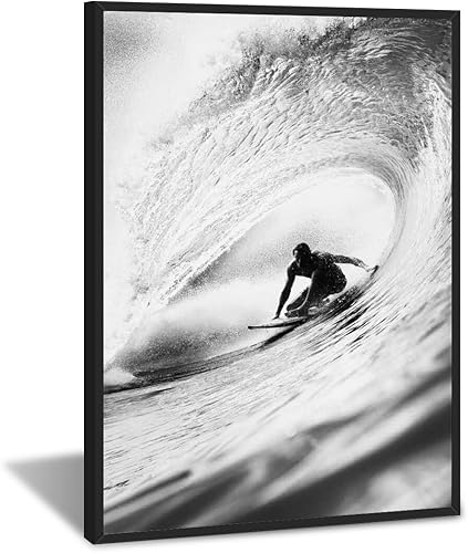 Miniatura 11 de Póster retro de Hawaii Surfing Fun para verano, playa tropical, arte de pared, olas del océano azul, surfista, tabla de surf, tabla de surf, Arte de