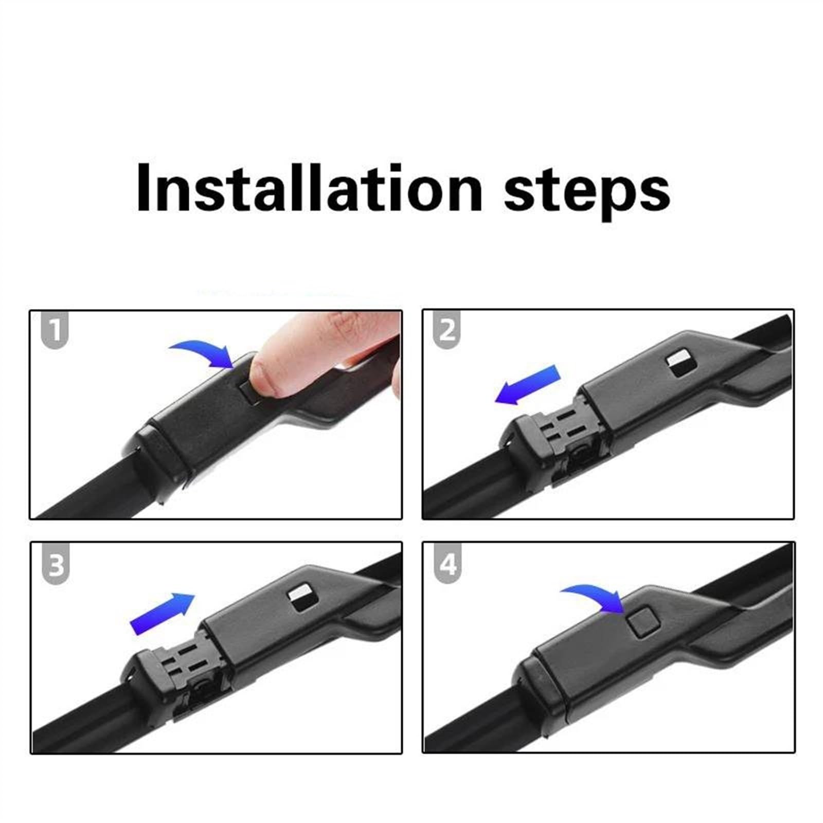 Accessori Auto Tergicristallo Spazzole Tergicristallo Anteriori Parabrezza Spazzole Per Vetri Per Peugeot 208 2012-2018