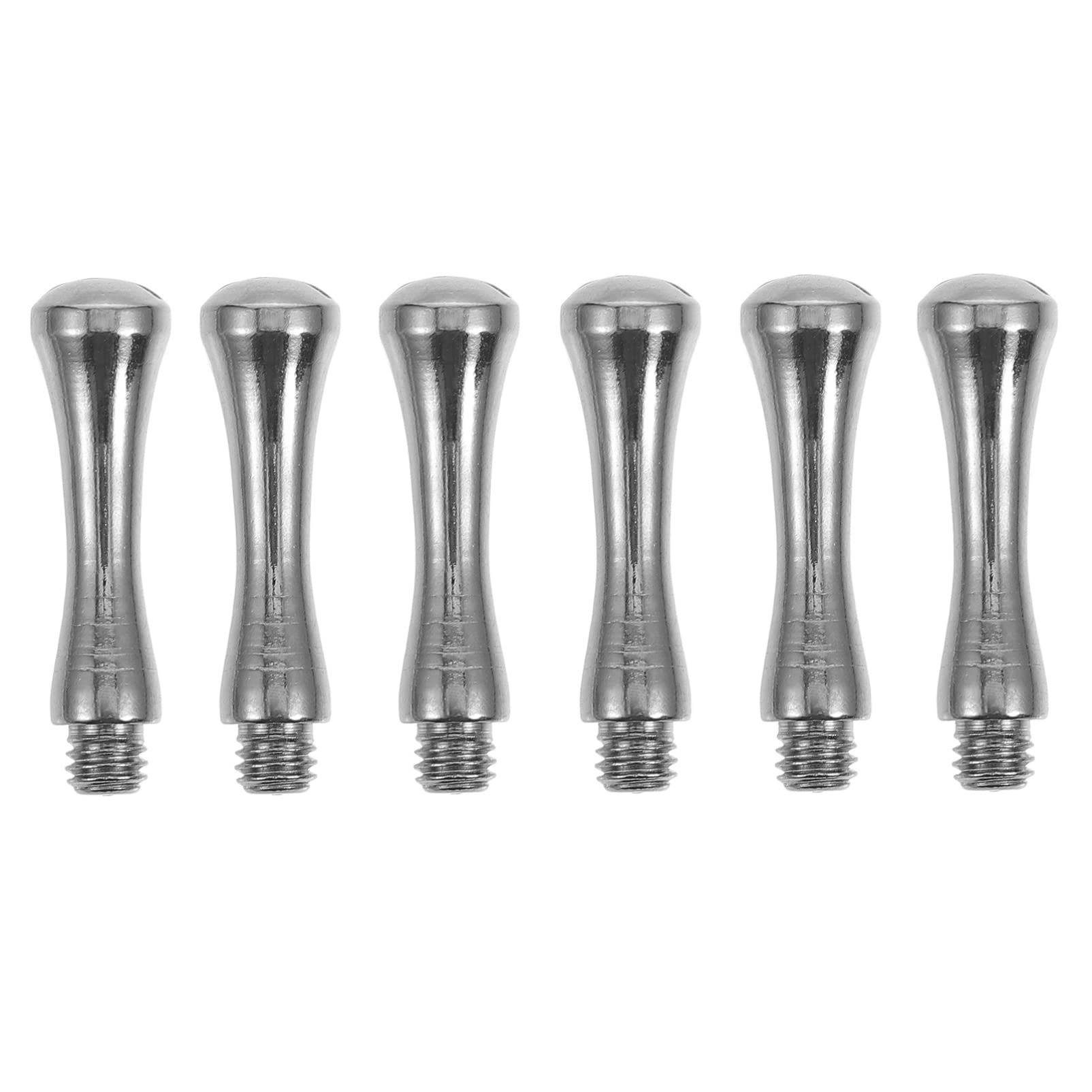 POPETPOP6 Pcs Hair Scissors Finger Tangs Stainless Steel Pet Scissor Finger Rests Hair Clipper Tangs Scissor Parts for Hair Cutting Scissors Pet Shears Silver