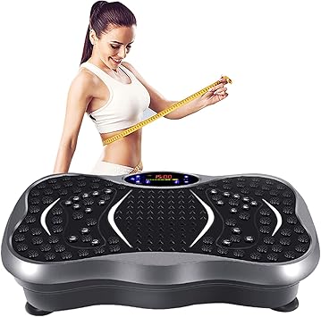 Vibration Plate with Resistance Band, Diaphragm Forging Machine, Class 99 Strength, Vibration Table Home Gym Equipment