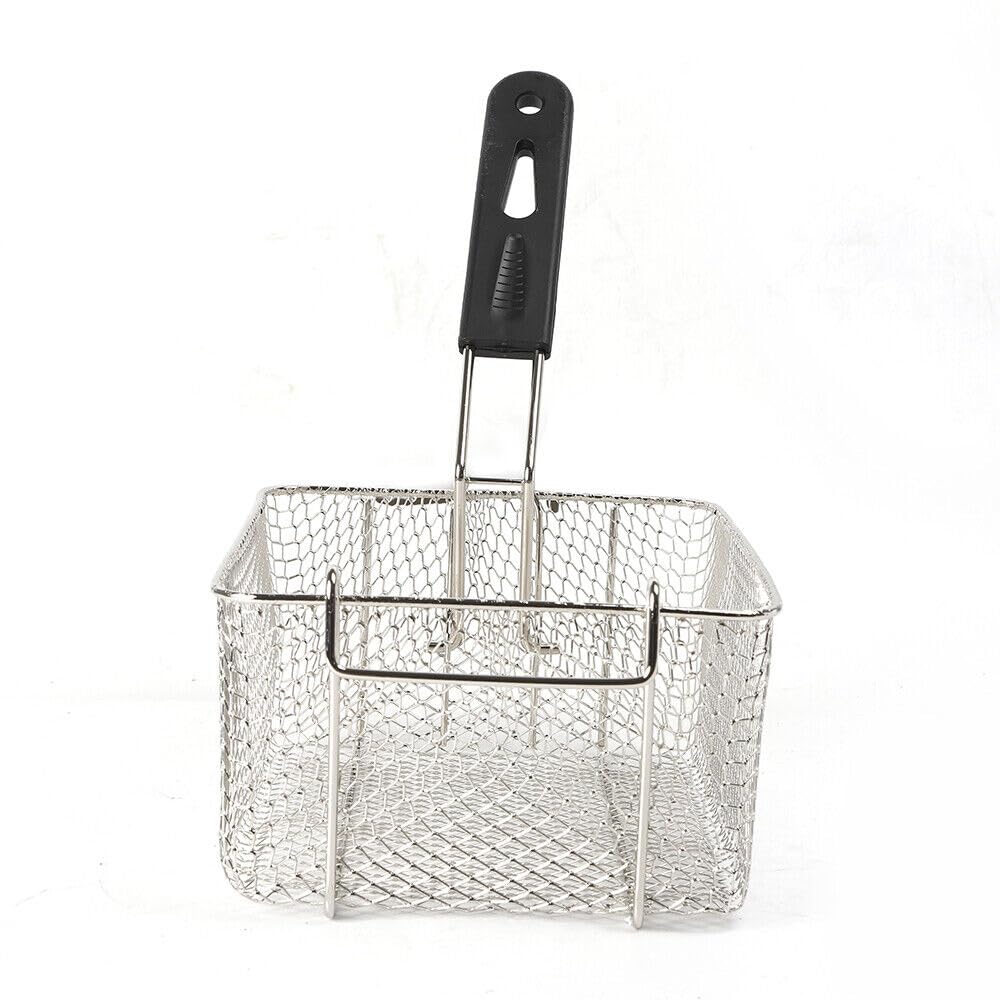 Freidora eléctrica profesional de acero inoxidable 2500 W 5,5 L Commercial termostato único tanque 60-200 °C freidora ajustable Fryer Deep Fry Freidora