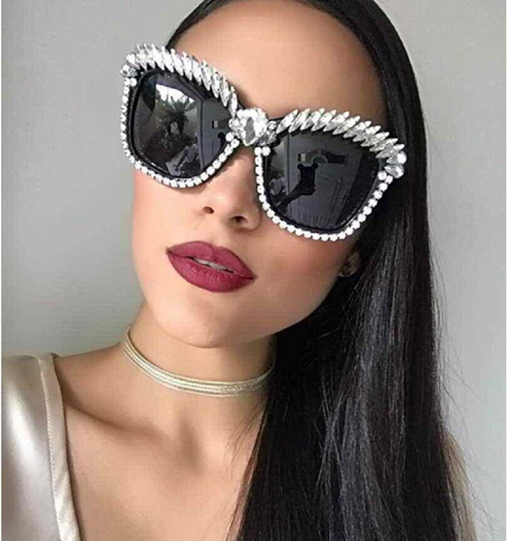 Buy YABINA TM Rhinestone Cat Eye Sunglasses at Ubuy Singapore