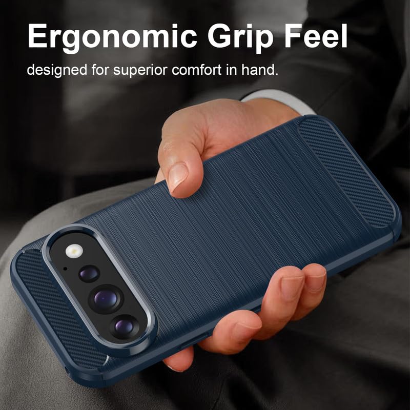 Image of Basic Case for Google Pixel 11 (Carbon Fibre Blue)