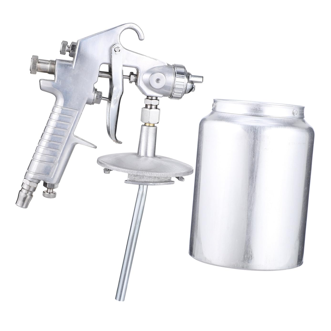 Outil de pulvérisation pneumatique inox pour meubles et objets en bois