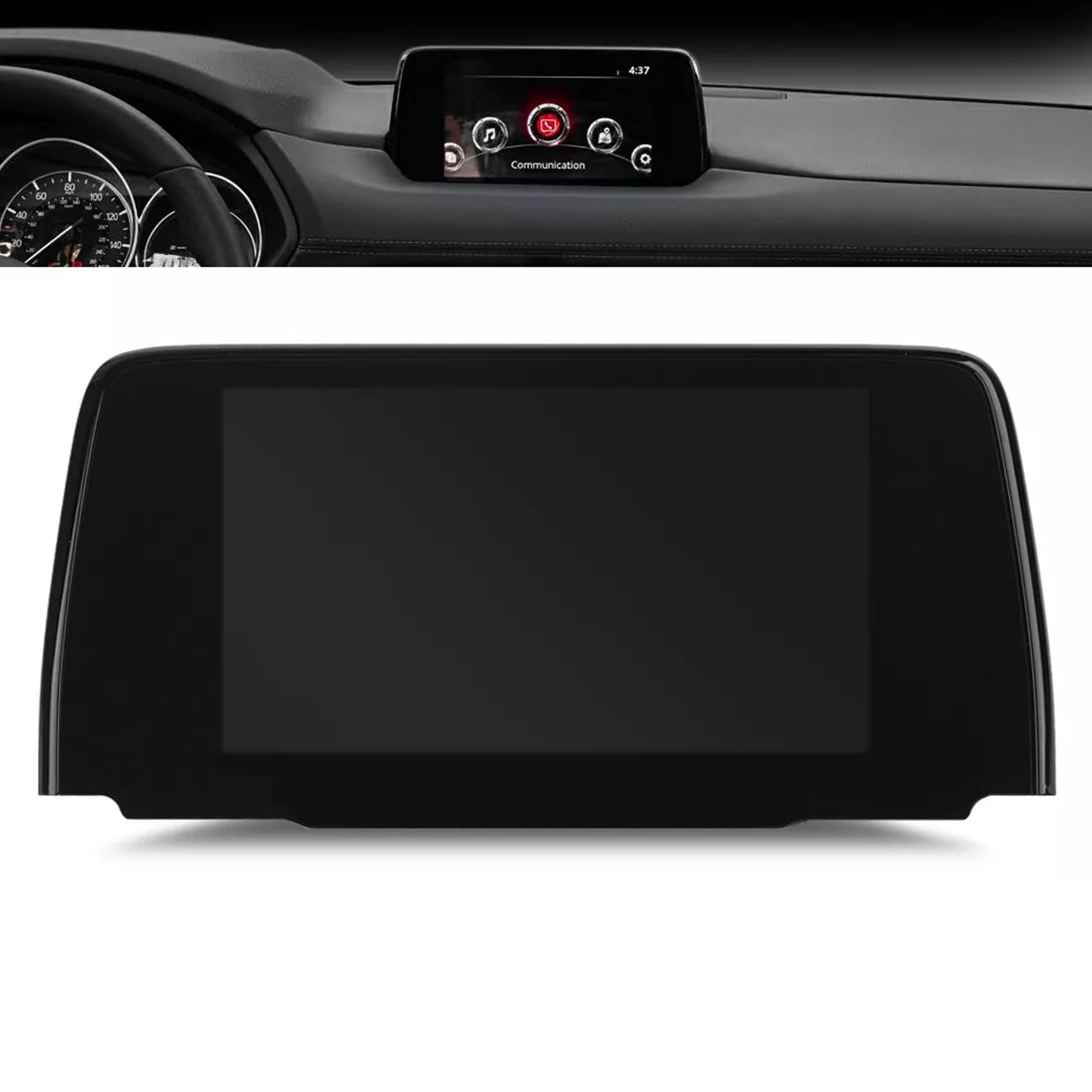 7'' LCD Display Touch Screen Assembly Compatible with Mazda CX-5 2017-2020 Replacement for TM070RDHP05 A1P72N642U026 K123611J0A