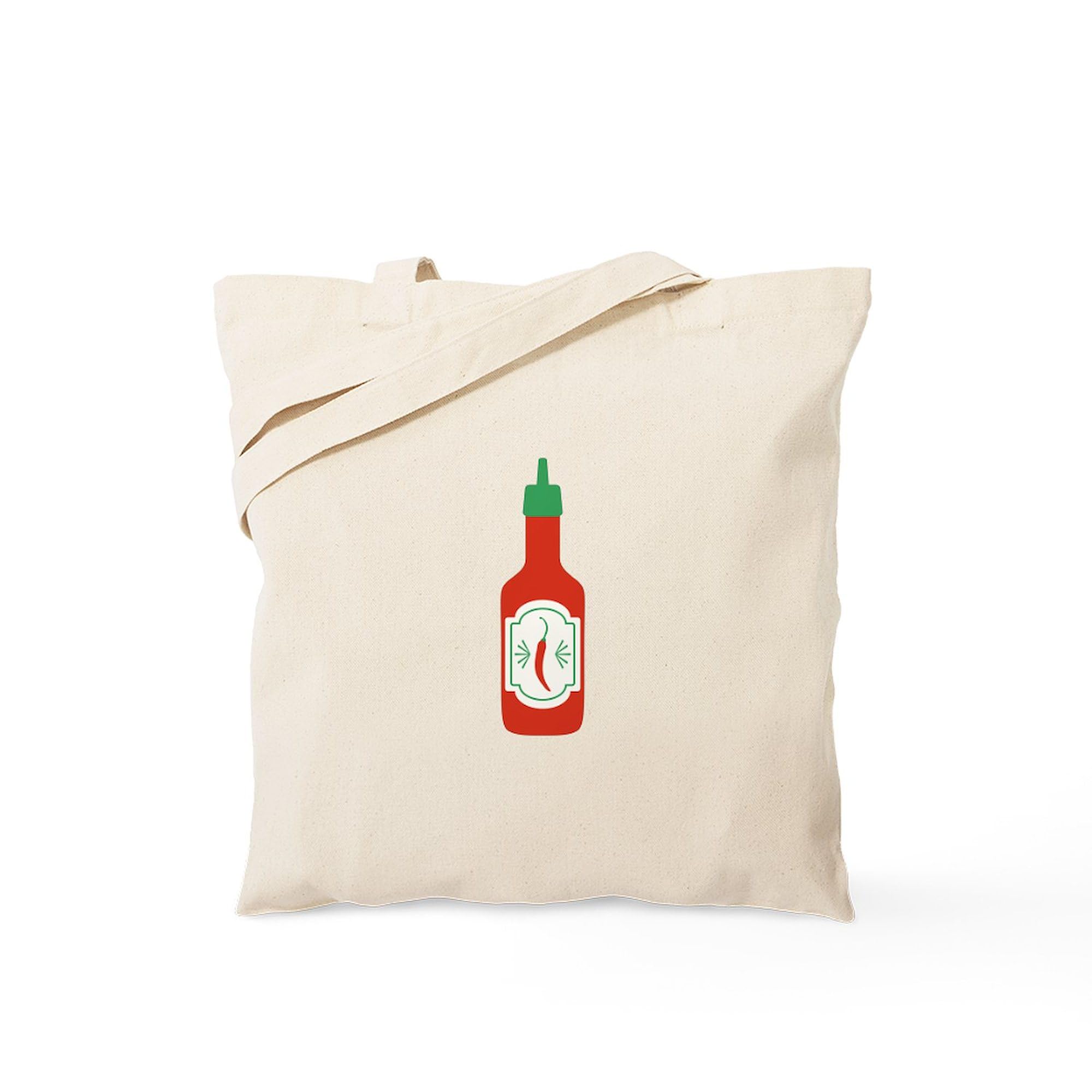 CafePress Hot Sauce Tote Bag Reusable Natural Beige Canvas Shopping Bag
