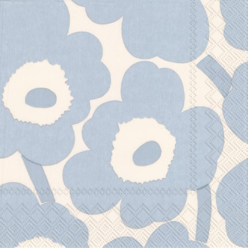小〘350〙青/黒青KAIVO　ペーパーナプキン　marimekko 楽天市場】マリメッコ ペーパーナプキン 北欧 花柄 33×33cm 20枚入り