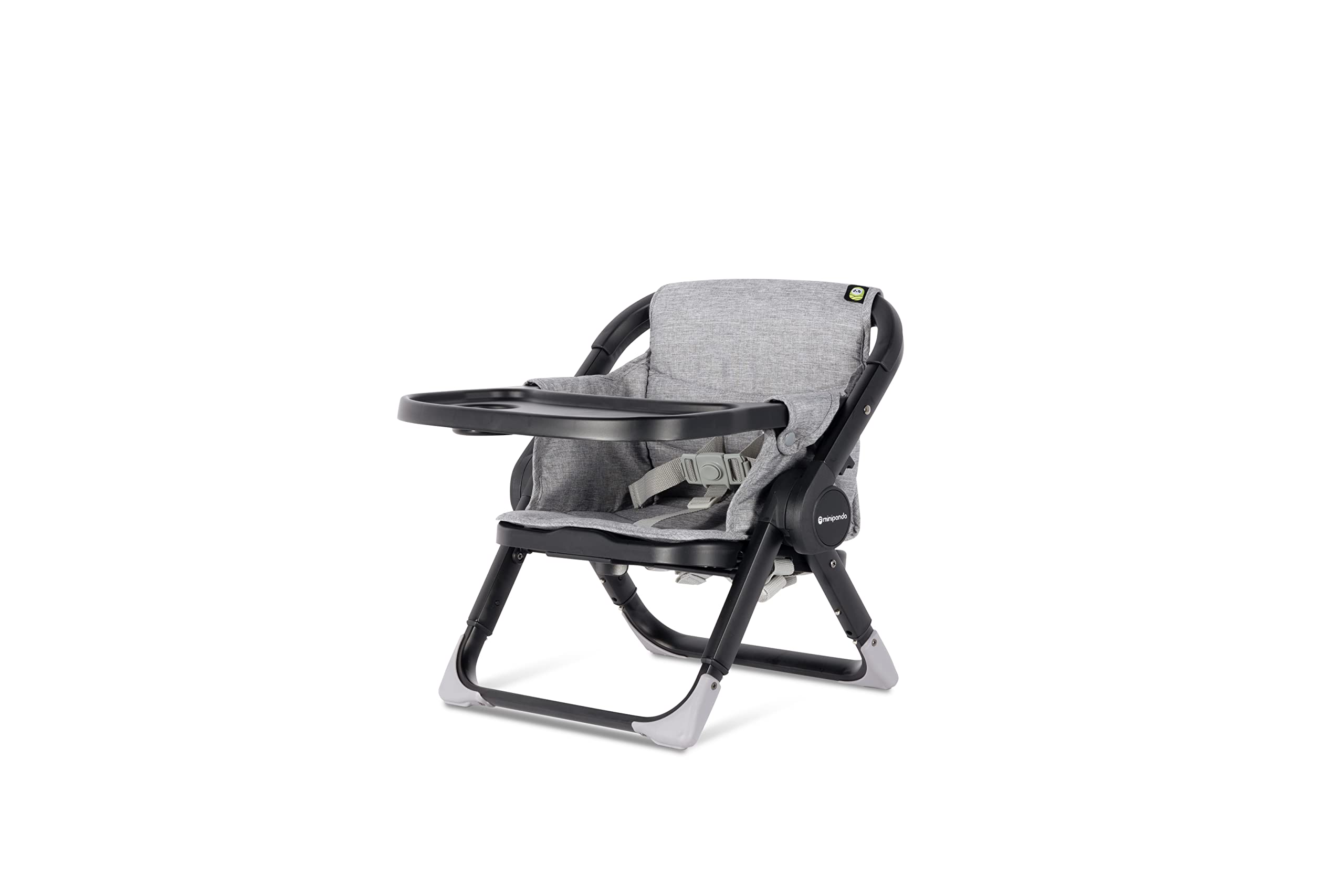 Mini Panda Snacky Time Cub Booster Seat 6m-24m, Graphite