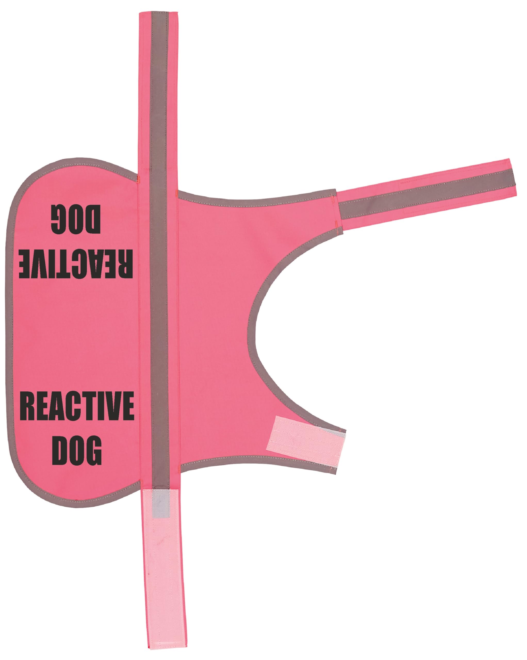 Flexi-Print Reactive Dog Vest - Personalised Hi Vis Reflective Coat, Service Dog Warning Vest