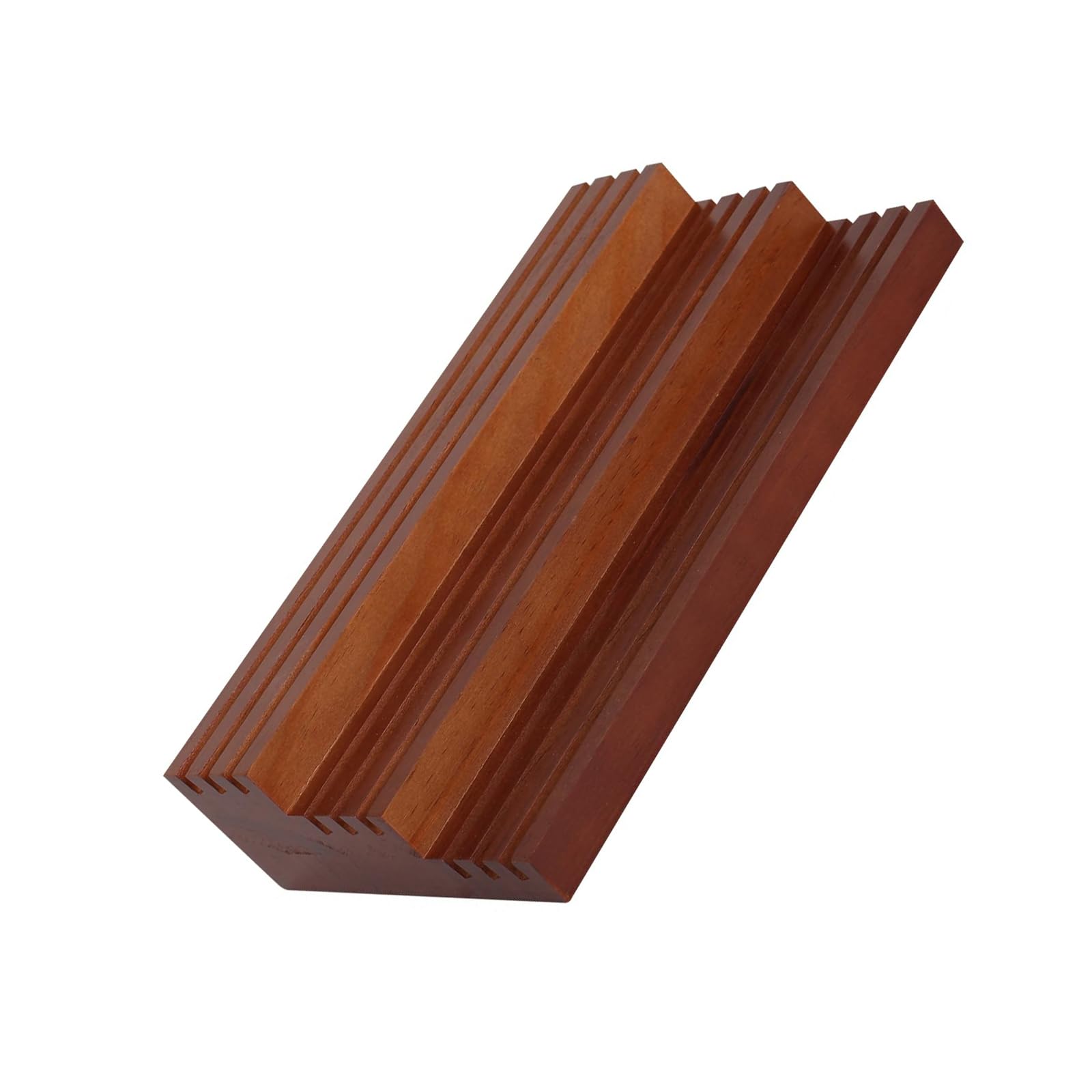 Kaeltsyn Minimalist Styles Wood Coin Stand Trapezoid Multi Layer Design for Elegant Home Decors Presentation Home Decors