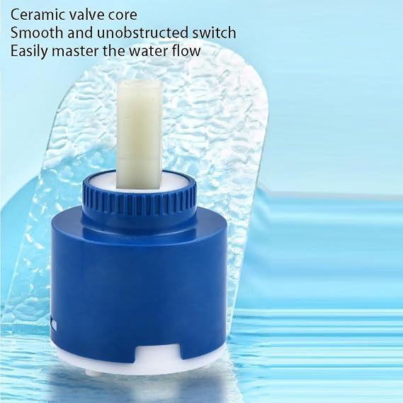 3 Pcs Tap Cartridge Cartridge Ceramic Mixer Faucet Ceramic Mix Tap Inner Cartridge Replacement for Kitchen Faucet Shower Kitchen Bathroom Sink Bidet Bathtub Mixe 25mm 35mm 40mm