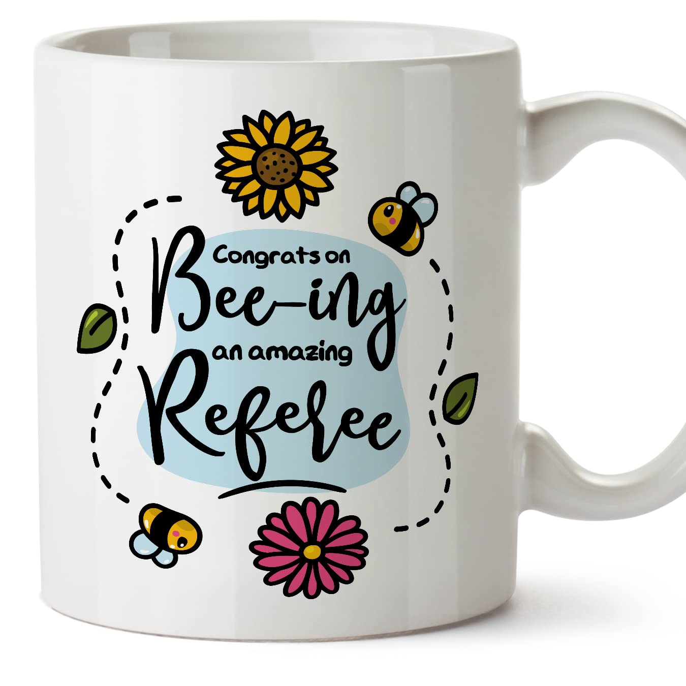 MUGFFINS Referee Mug - in English - Thanks for Beeing Amazing - Funny Gift for Colleagues - Ceramic 11oz Mug