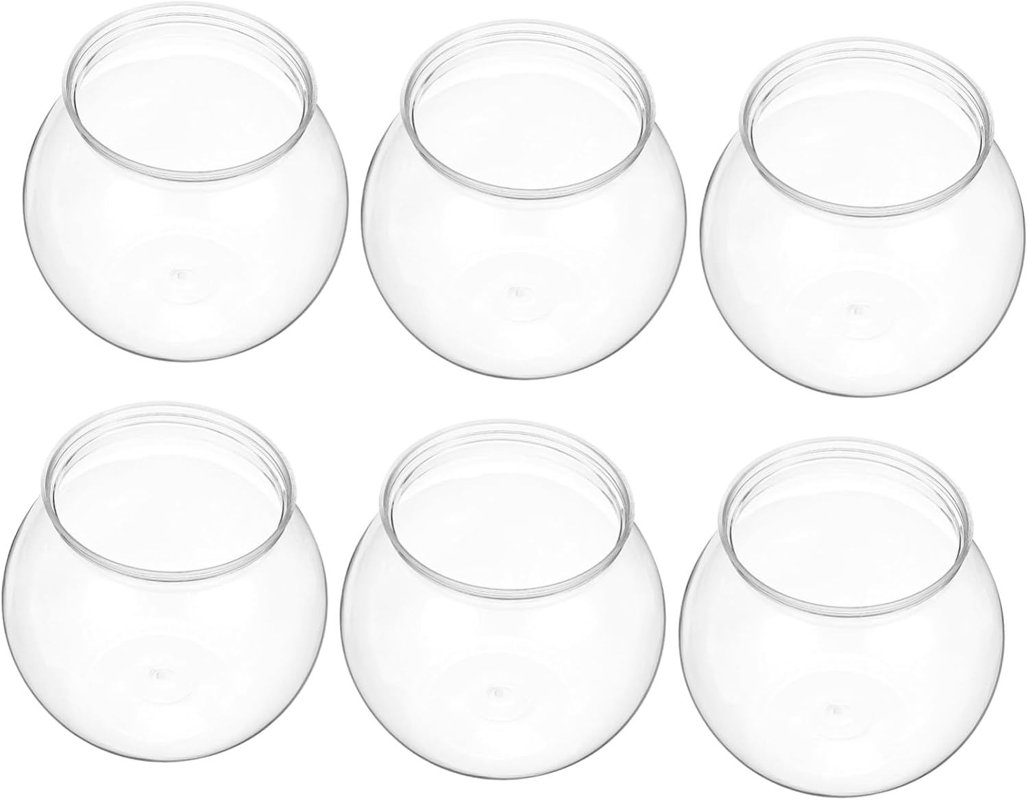 Round Fish Tanks Small Bowls Goldfish Bowls Plastic Aquariums Home Decor