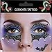 Produktbild Gesichts-Tattoo Face Art Halloween Karneval Fledermaus