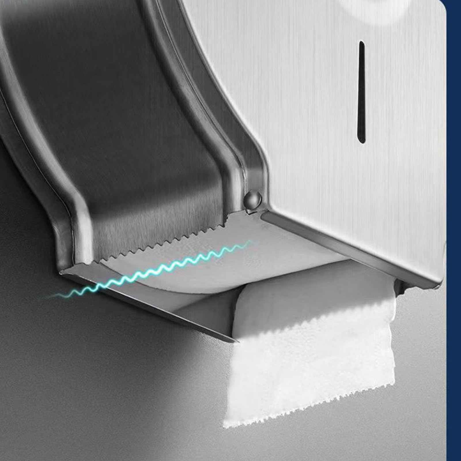 Dispensador de toallas de papel de acero inoxidable para montaje en pared