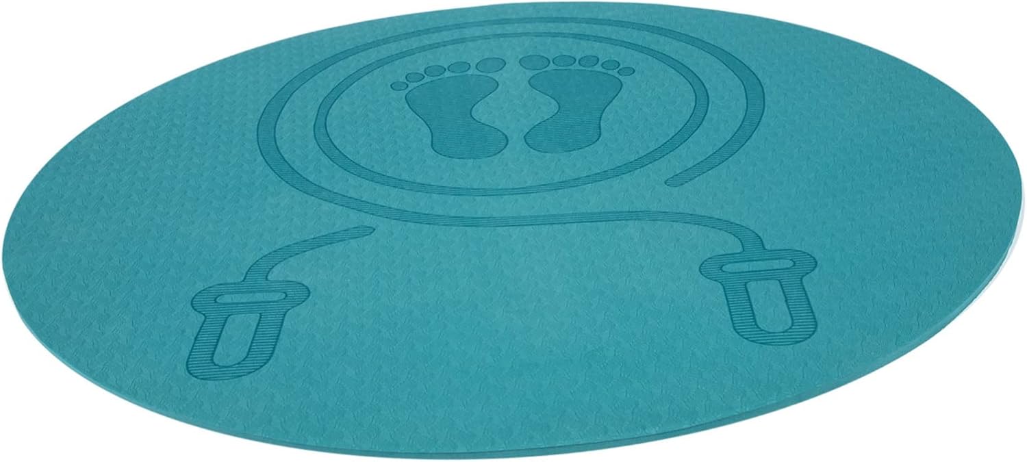 Non-Slip TPE Jumping Mat Shockproof Exercise Cushion for Home Workout Thick Indoor Fitness Mat Sound Absorption for Adults and Yoga