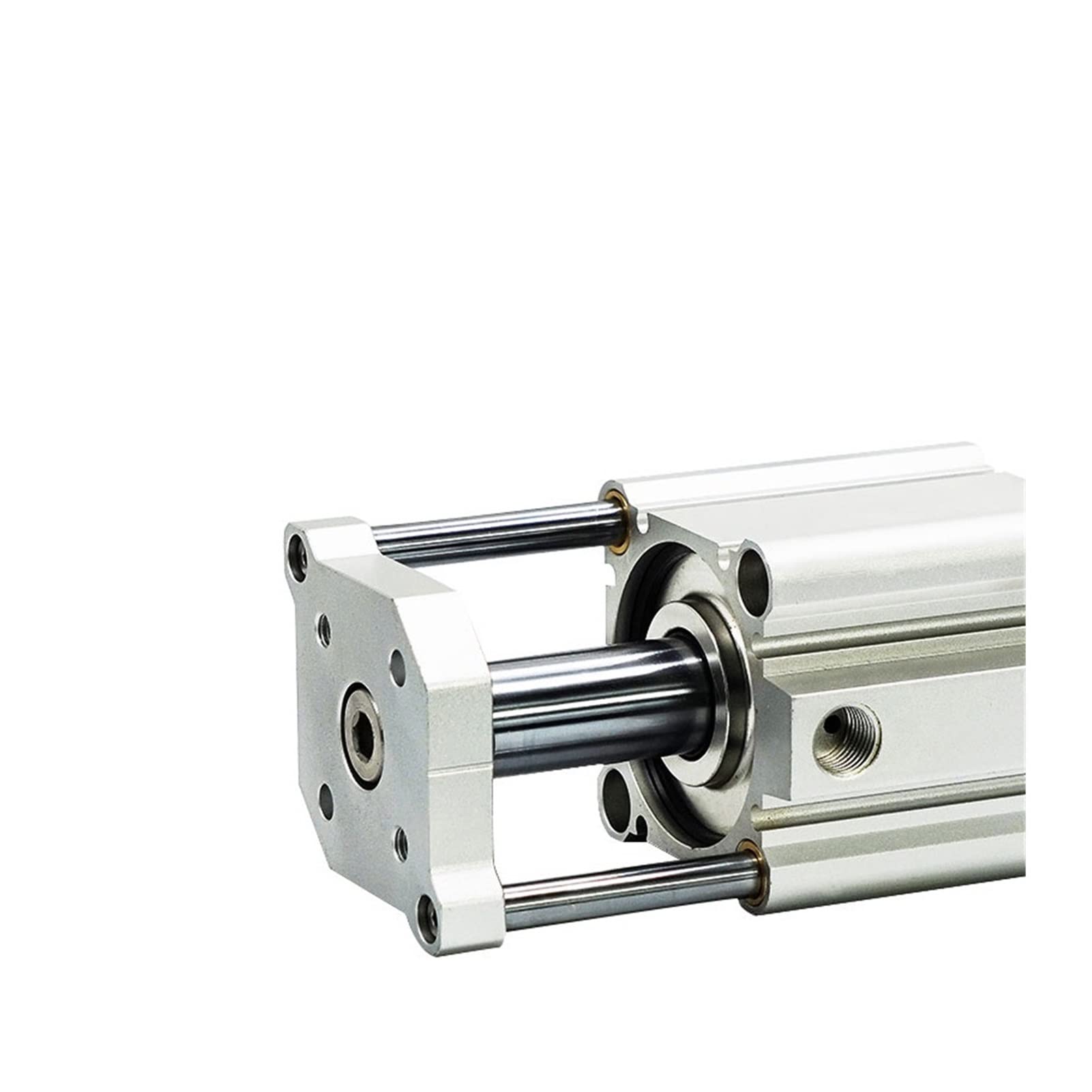 Pneumatyczny Siłownik Cylinder powietrza CQMB/CDQMB. Bore 40mm Podwójne działanie Poradnik pręta Compact Pneumatyczne pamięci RAM 5/10 15/20 25 30mm(CQMB40-30D)