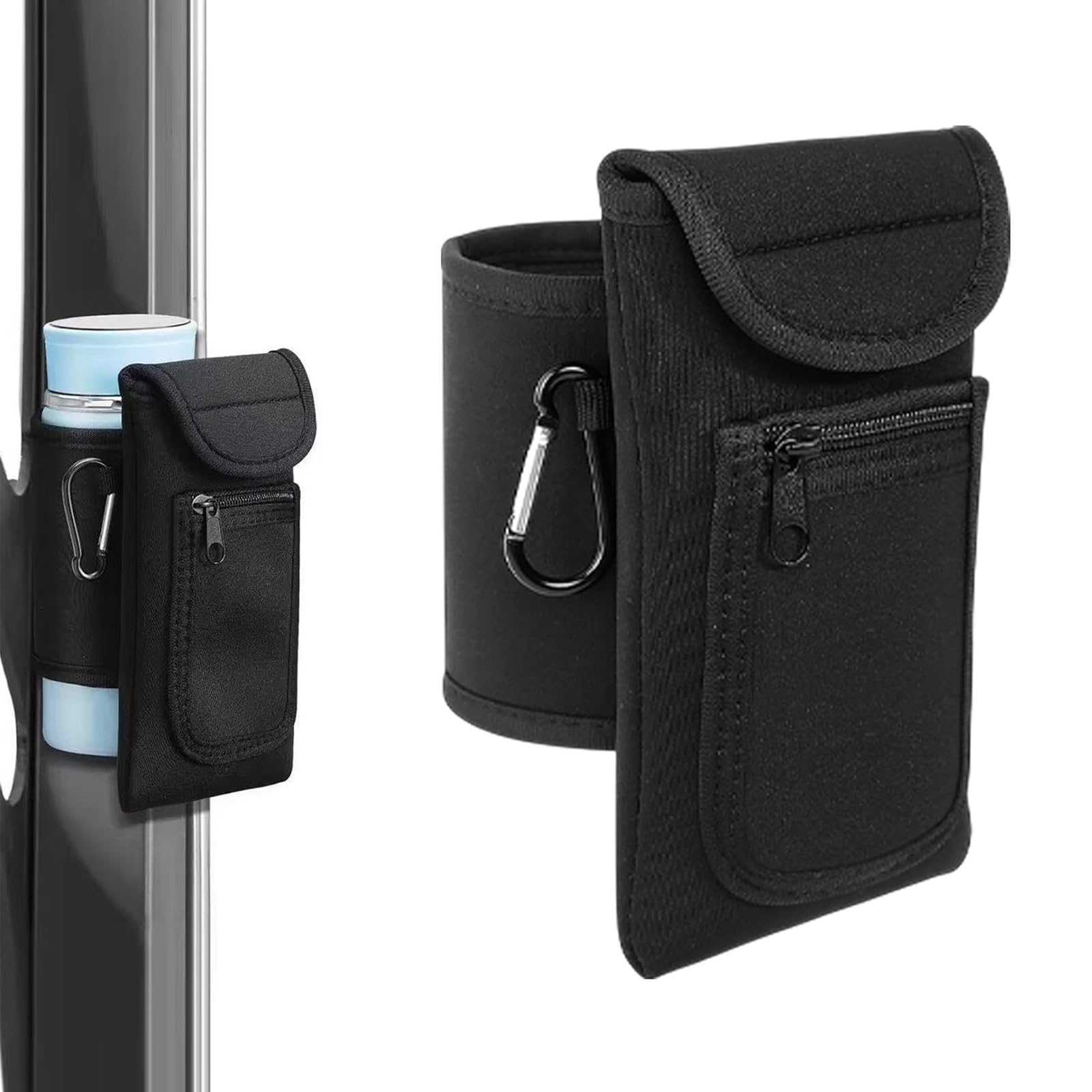 Bolsa Magnetica Gym, con Mosquetón Saco Magnético para Ginásio Accesorios Deportivos, Bolsa de Gimnasio Magnética Portátil, Bolso Magnetico para Gym para Deporte Hiking y Uso al Aire Libre