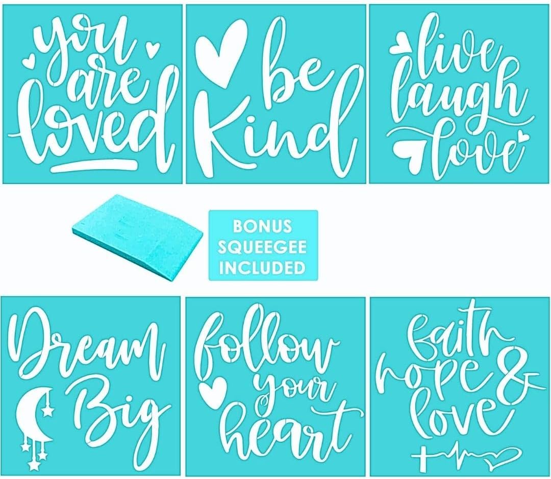 Silk Screen Stencils Reusable, DIY Inspirational Mesh