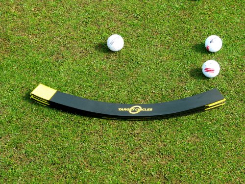 Eyeline Golf Target Circle - 3 Ft Diameter Target Circle As Training Aid – Ideal For Chipping And Pitching – Super Thin With Foldable Configurations. Bright Color Markings Easy Sighting. Made In Usa #TOP3
