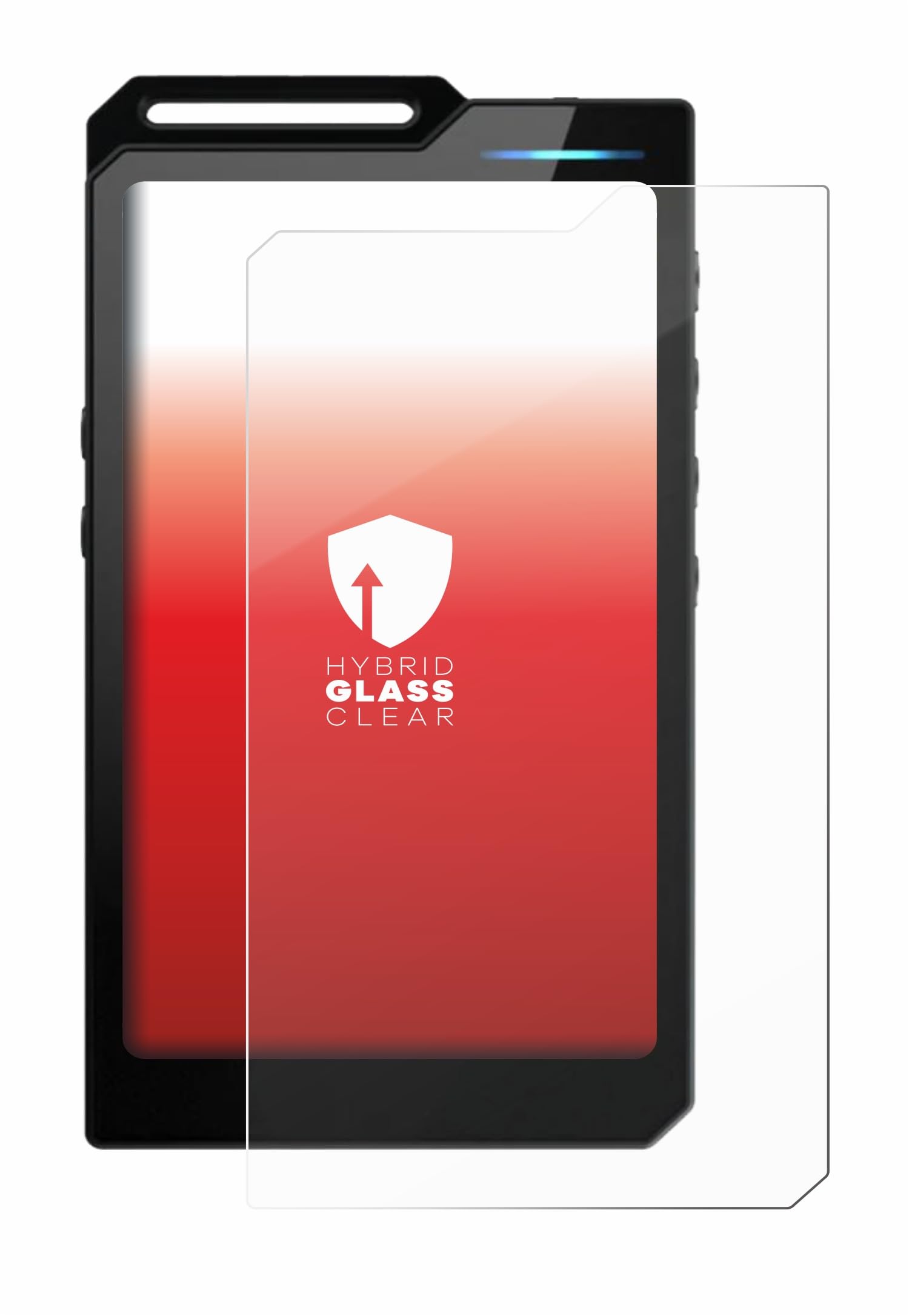 upscreen Screen Protector Film Compatible with Hiby R4-9H Glass Protection, Extreme Scratch Resistant