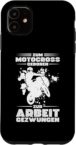 Vista 10 de iPhone 12 mini zum Motocross geboren zur Arbeit gezwungen biker Case