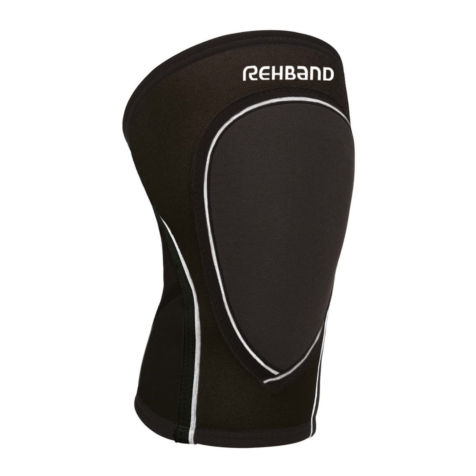 Rehband Indoor-Sports knee pads, 3mm Neoprene knee protectors for volleyball, handball & dancing, Unisex knee protector support, Colour:Black, Size: