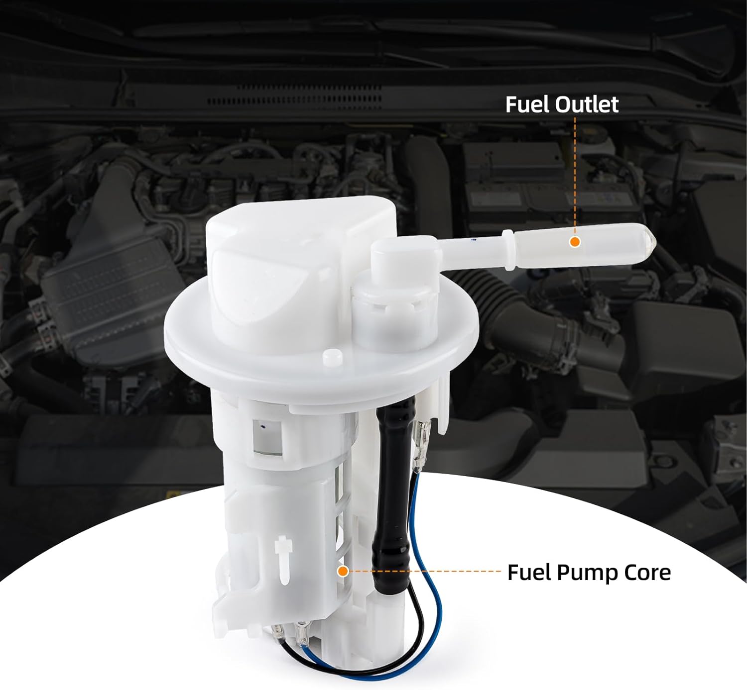 33D-13907-02-00 Electric Fuel Pump Assembly Compatible With Yamaha YZ250F YZ250FX YZ450F YZ450FX WR250F WR450F 2010-2023 Replace 33D-13907-02 33D139070200 33D139070