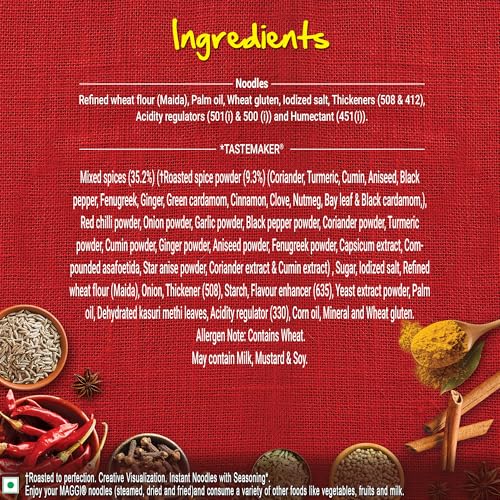 Image of MAGGI 2-Minute Special Masala Instant Noodles,70g /75g (weight may vary)