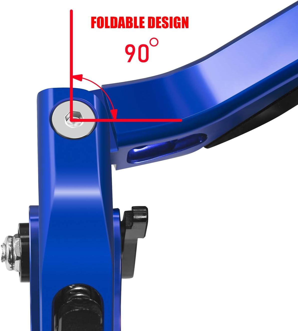 MFGZD Motorcycle Folding Extendable Adjustable Clutch Brake Levers Fit for Yamaha MT09 2015-2019 | FJ09/Tracer 2015-2024 | MT07 FZ07 2014-2024 | TENERE 700 2019-2024 | XSR900/700 ABS 2016-2018