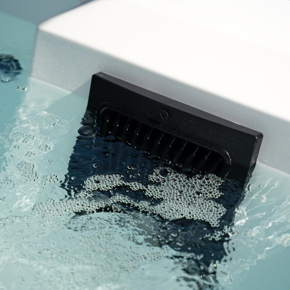 Home Deluxe - Outdoor Whirlpool Nimbus Deluxe - con scale e copertura termica - Dimensioni: 190 x 140 x 70 cm - Incl. riscaldamento, 18 getti massaggianti I vasca idromassaggio esterno per 2 persone