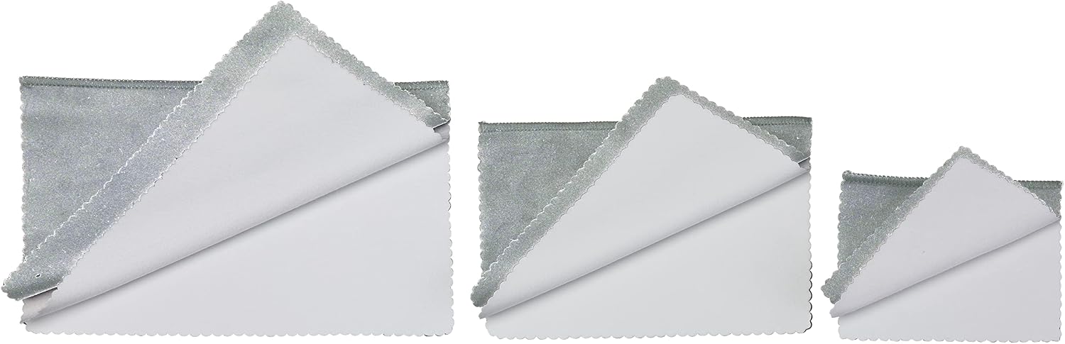 Brilliant BR-4X6-GR Polishing Cloth, Gray