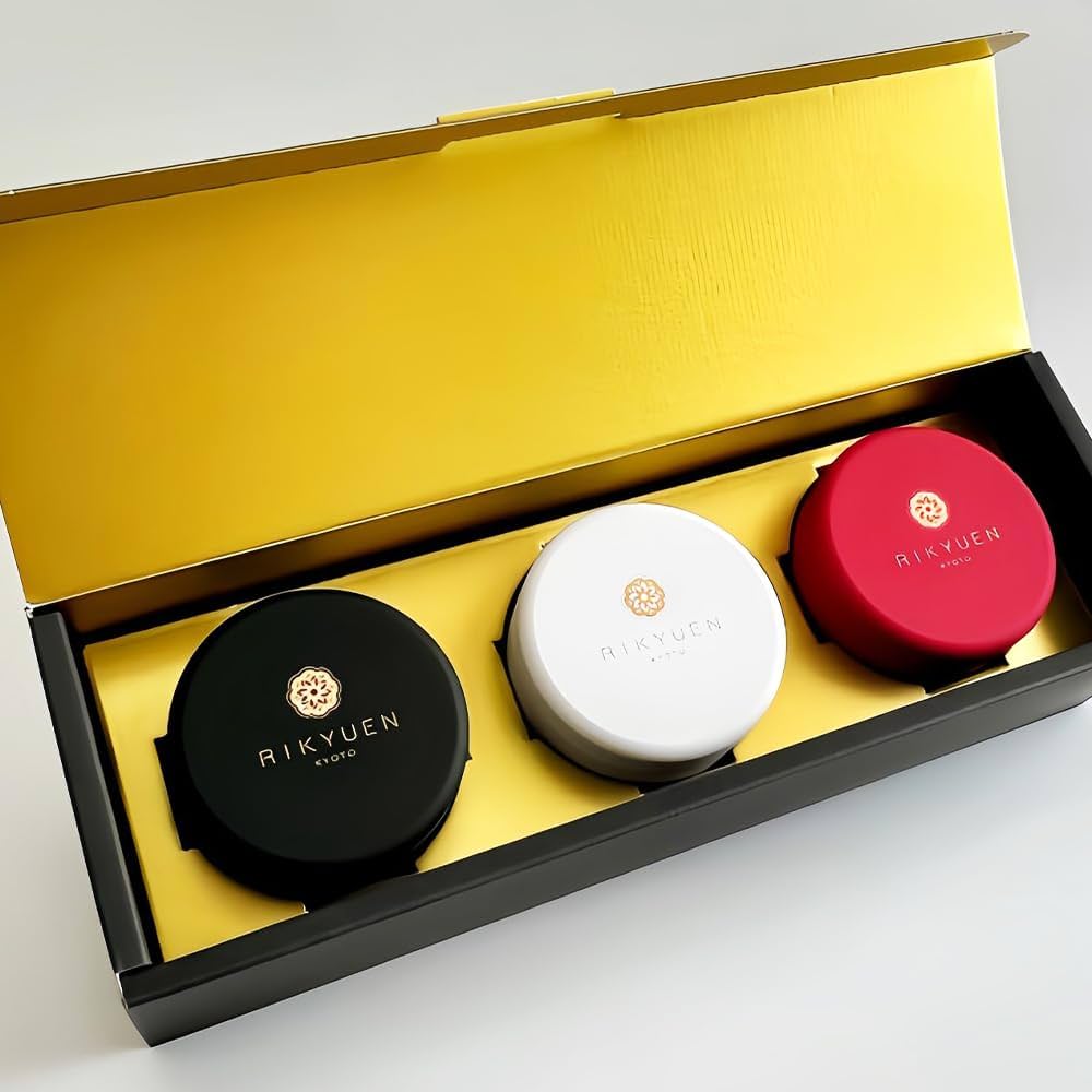 Amazon.co.jp: 京都利休園 RIKYUEN03 黒ほうじ 白煎茶 朝宮紅茶 お歳暮