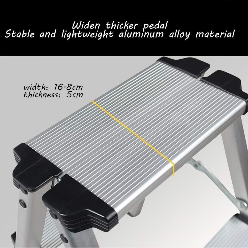 Steps Ladder, Folding Ladder Multi-Function Ladder Two-Step Ladder Household Folding Ladder Aluminum Engineering Ladder