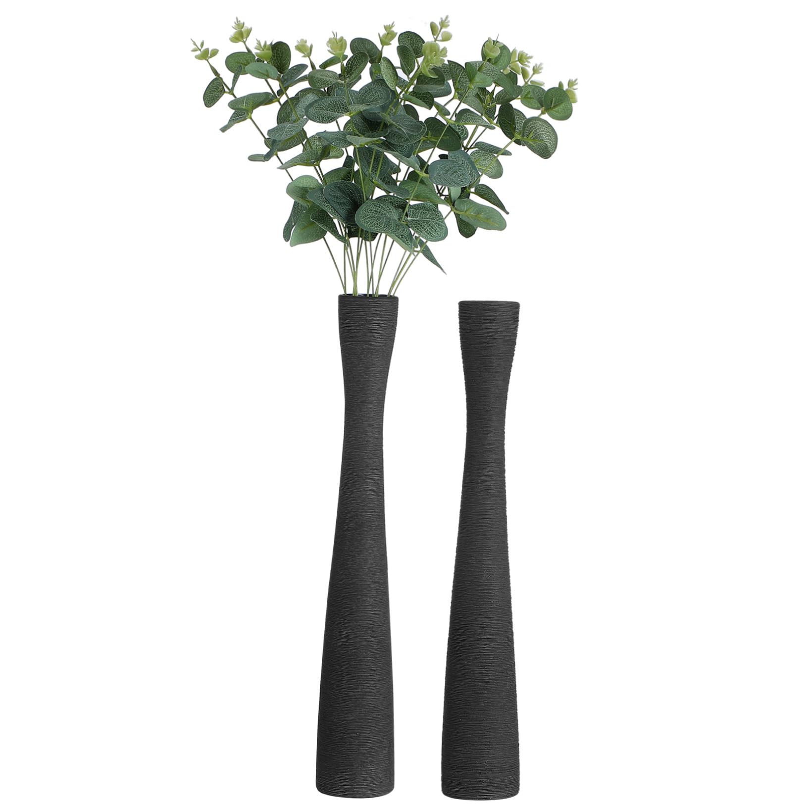 BESPORTBLE 2piezas Jarrones De Cerámica para Flores Decoración De Hogar Cuello Estrecho