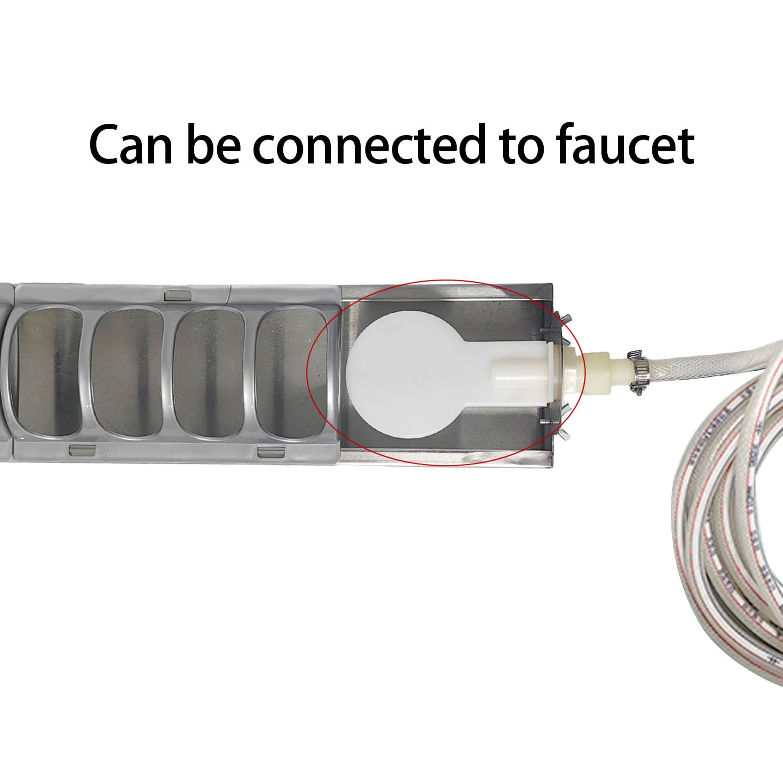 Automatischer Hühnerwasserspender aus Edelstahl für Geflügel, langlebig, leicht zu reinigen, perfekt für den oder Bauernhofgebrauch, automatischer Hühnerwasserspender