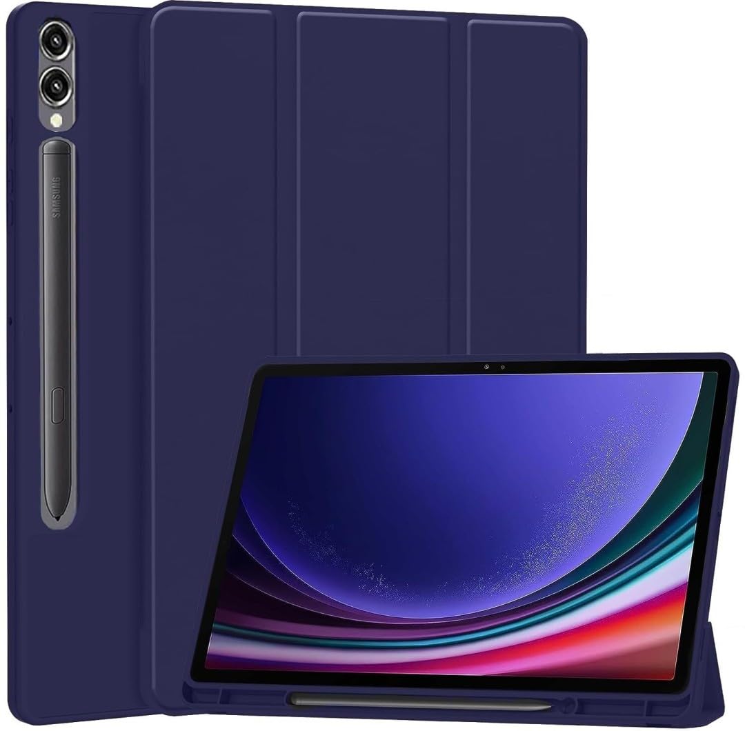 Shoppers Point Cover for Samsung Tab S9 FE Plus 12.4" Cover Case Flip Stand Back Case Cover [S Pen Holder] for Samsung Galaxy Tab S9 Plus/Tab S9+ Cover Tablet Cover with - Blue (B0D2QVNBNW) Amazon Price History, Amazon Price Tracker