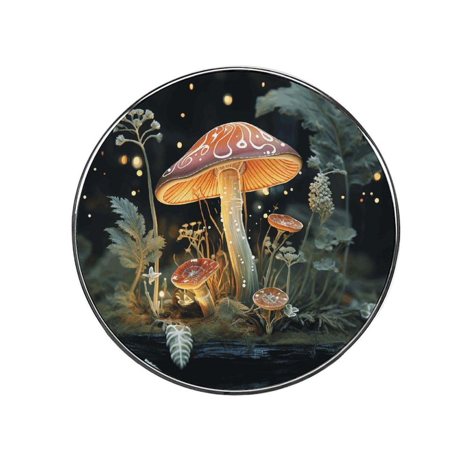 Butterfly Mushroom Magnetic Refrigerator Sticker Glass Strong Fridge Sticker Cute Refrigerator Magnets for Kitchen Office Whiteboard Cabinet Decorative Magnets for Gift