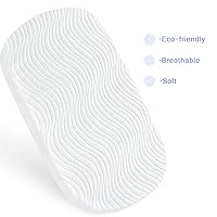 Vista 6 de Protector de colchón para cuna de bebé compatible con Dream On Me Karley, almohadilla de repuesto impermeable con funda de colchón extraíble