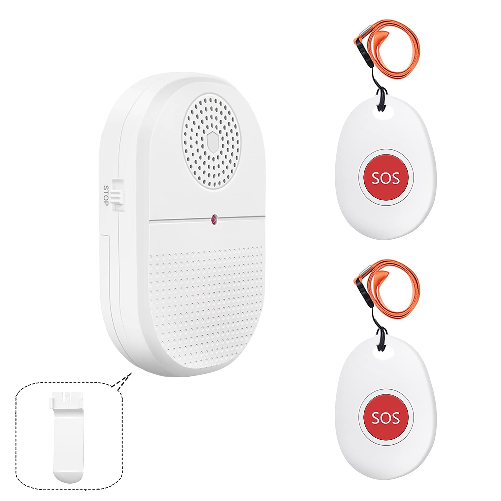 Buy DAYTECH Wireless Vibrable Caregiver Pager System, Portable Call