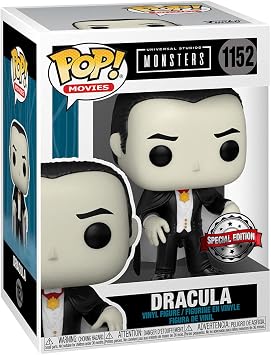 POP Funko Universal Monsters Dracula 1931 Exclusive Figure, Black